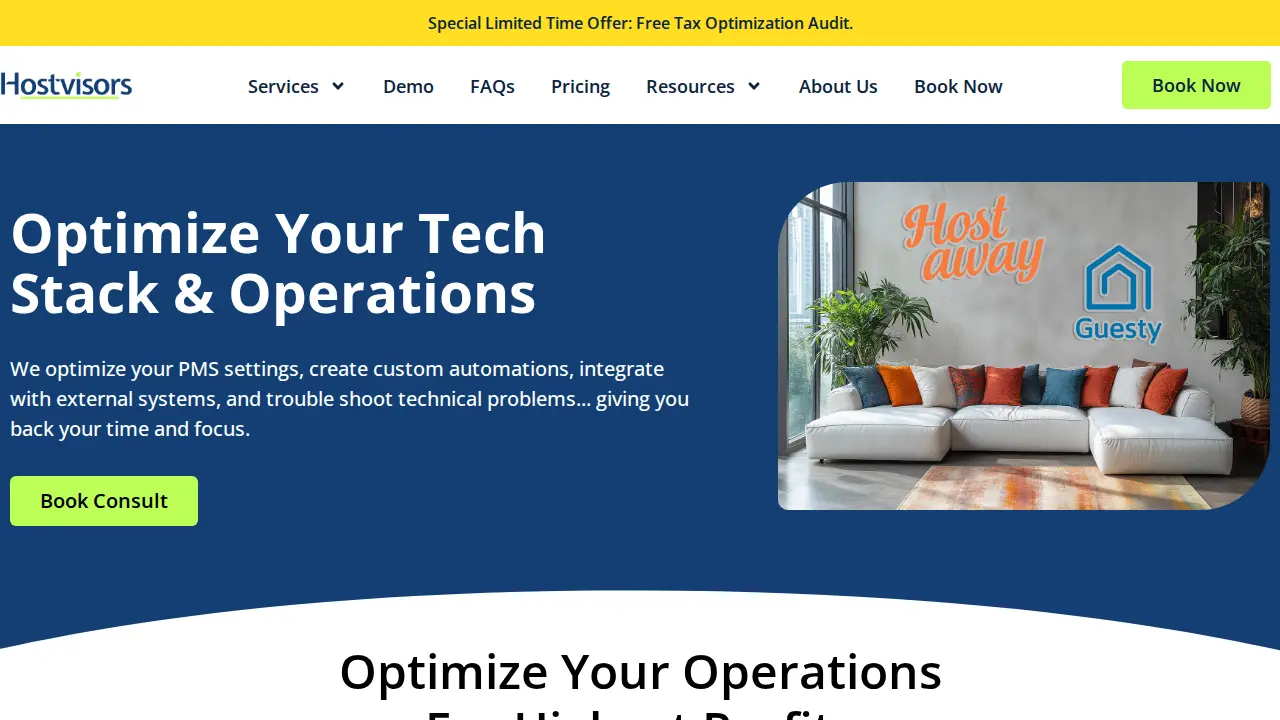 Hostvisors page
