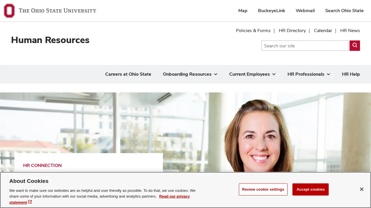 Ohio State University Human Resources website