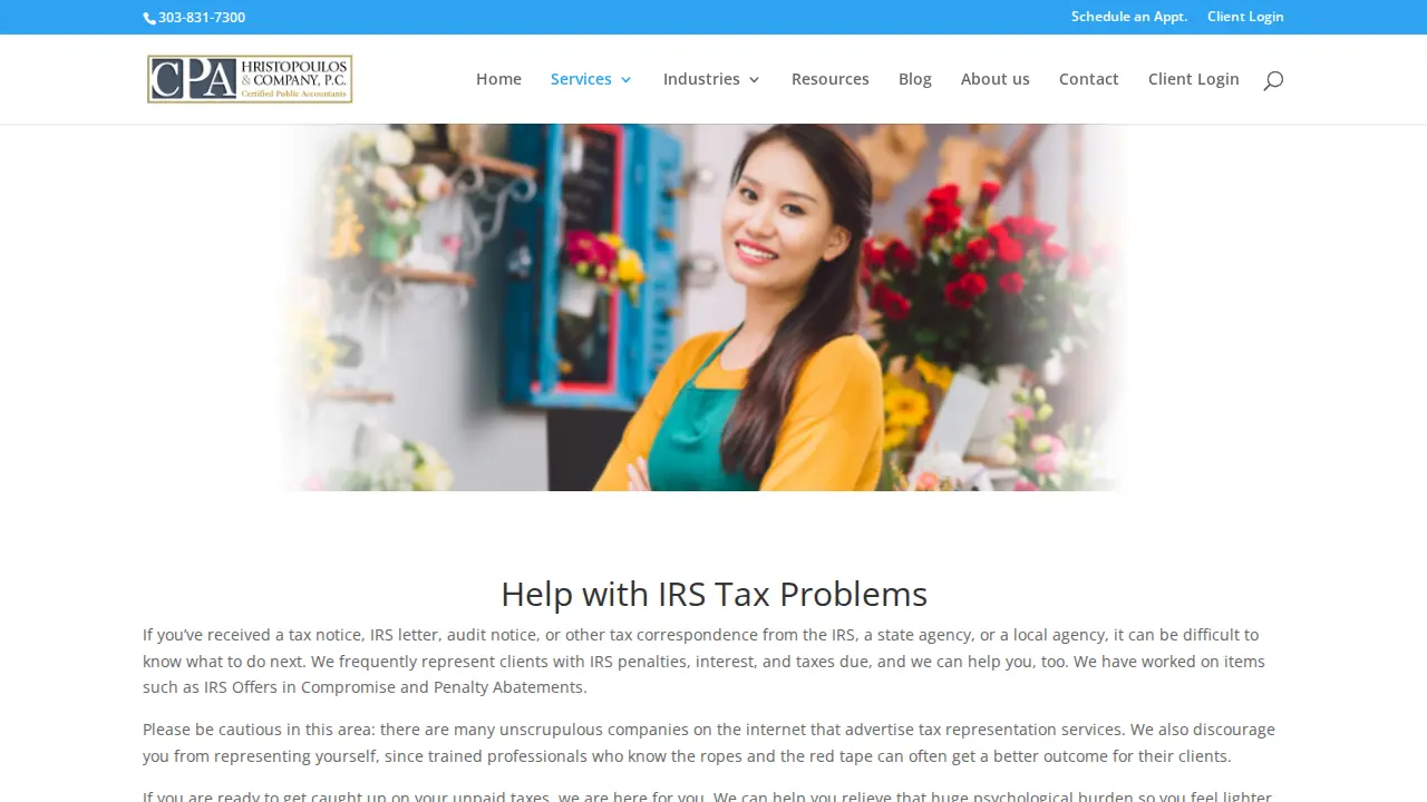 Hristopoulos CPA's page
