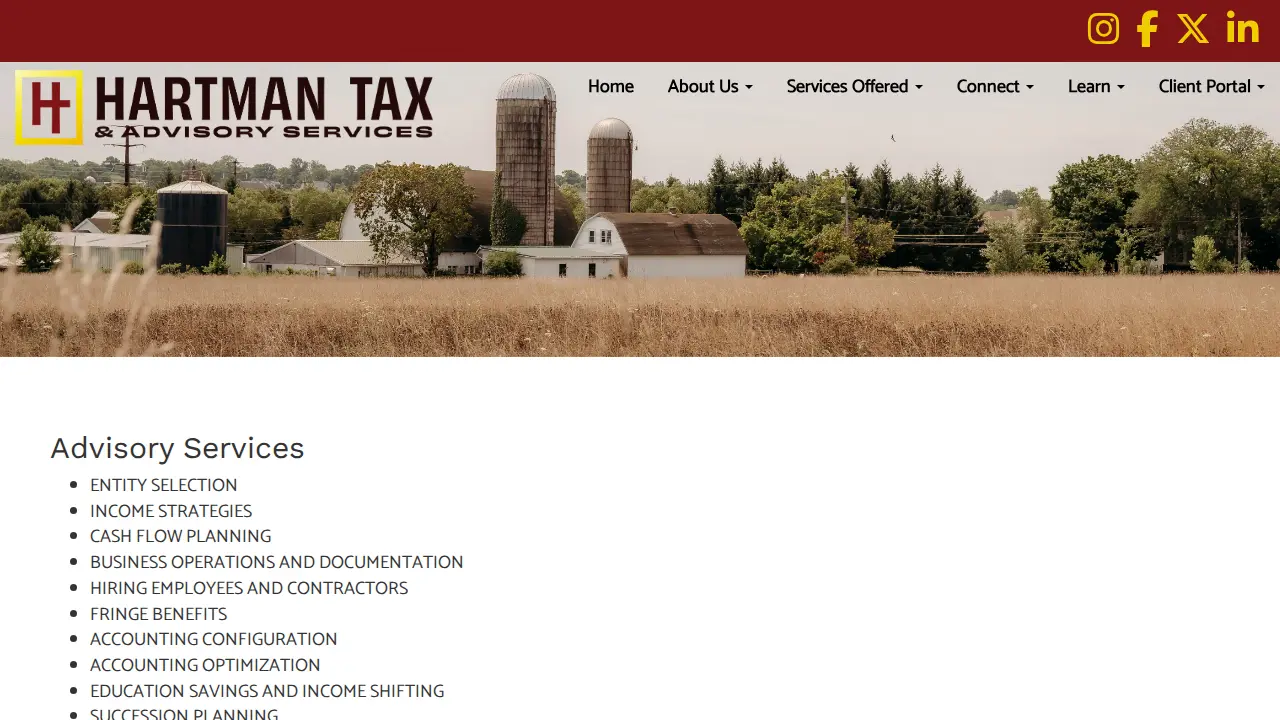 Hartman Tax & Advisory Services, LLC page
