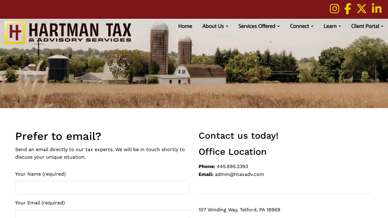Hartman Tax & Advisory Services, LLC page