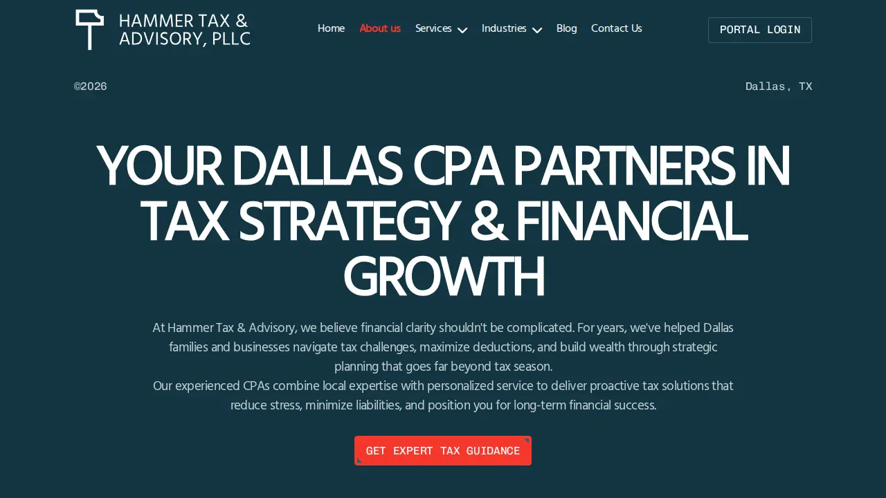 Hammer Tax & Advisory, PLLC page