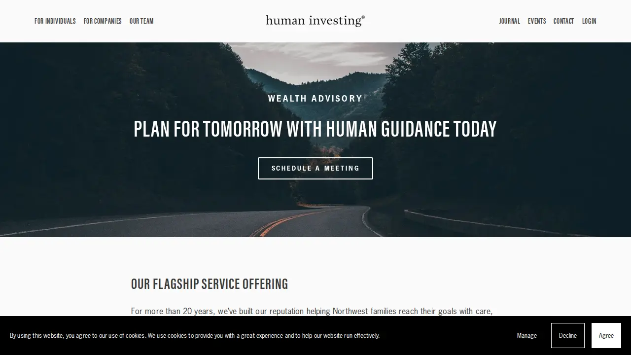 Human Investing page