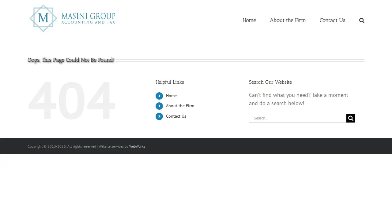 Howard W. Masini CPA, P.C. page