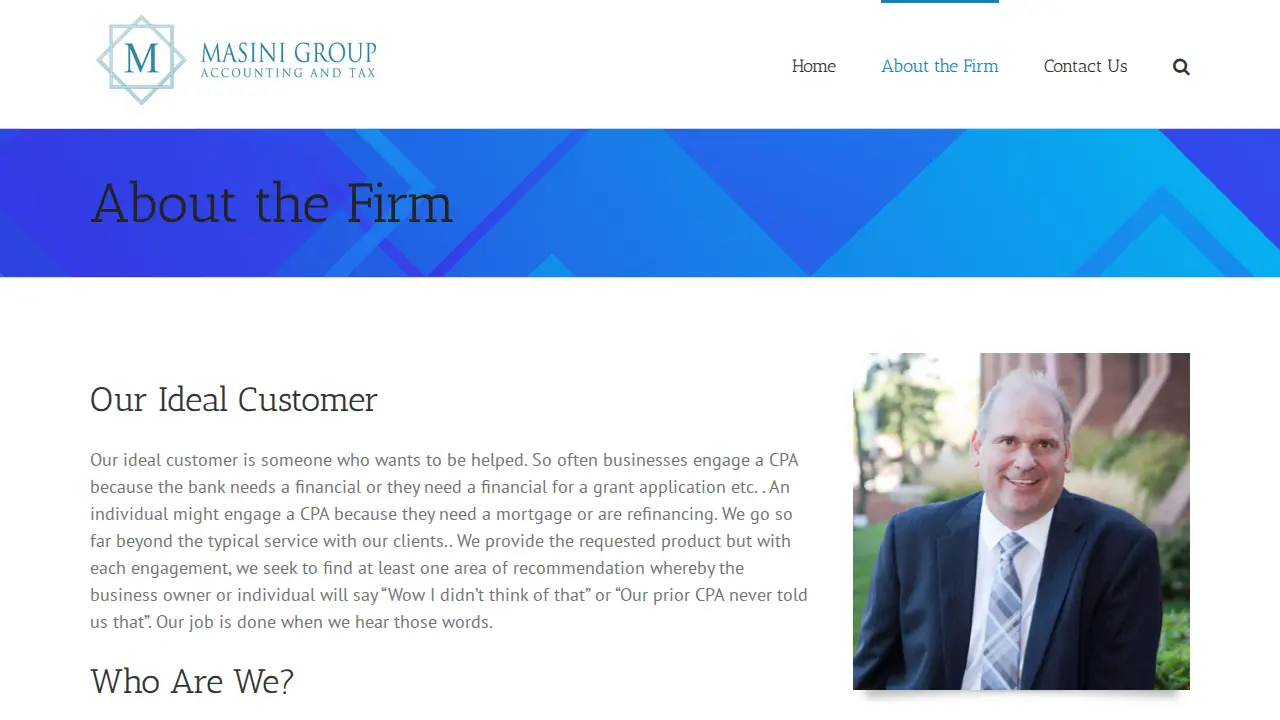 Howard W. Masini CPA, P.C. page