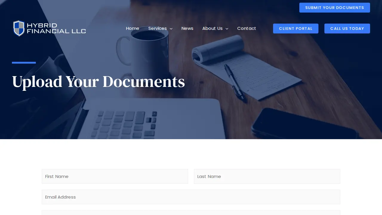 Hybrid Financial LLC & Hybrid Wealth Management LLC page