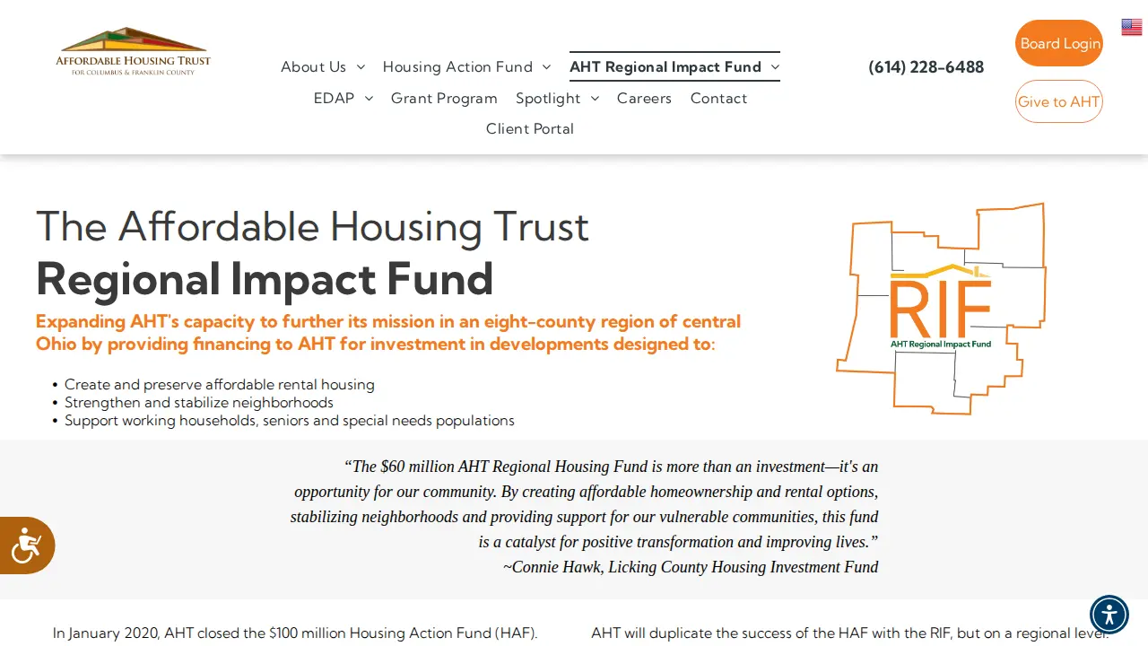 Affordable Housing Trust for Columbus and Franklin County page