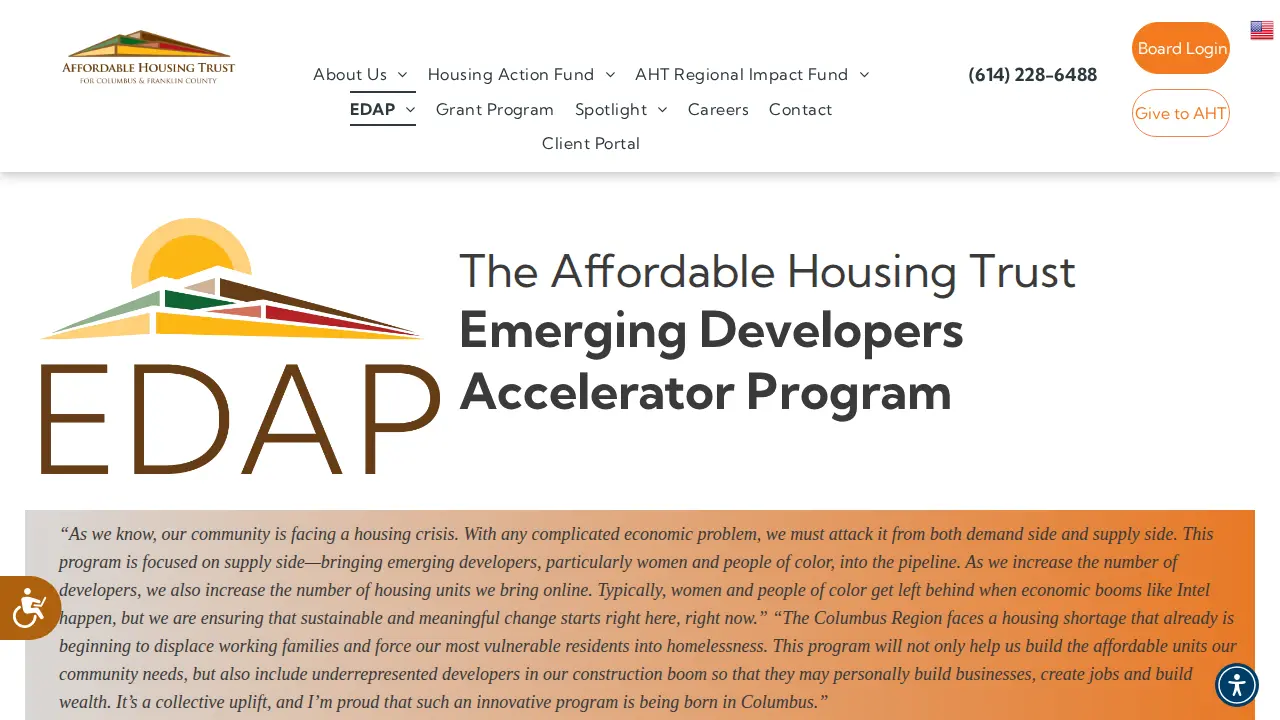 Affordable Housing Trust for Columbus and Franklin County page
