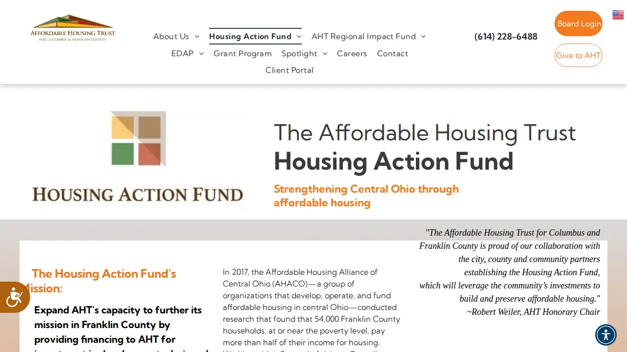 Affordable Housing Trust for Columbus and Franklin County page
