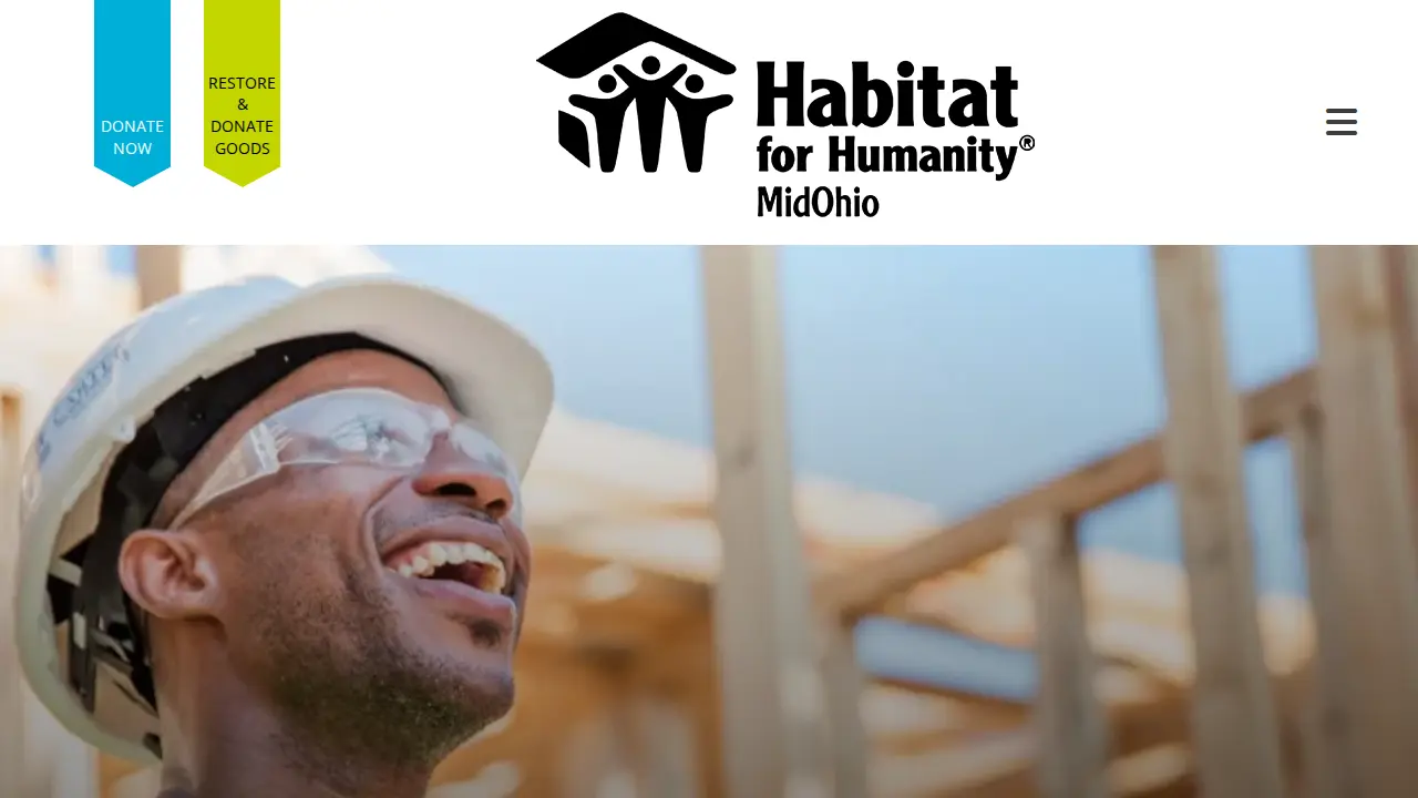 Habitat for Humanity MidOhio Family & Program Center, powered by the AEP Foundation website