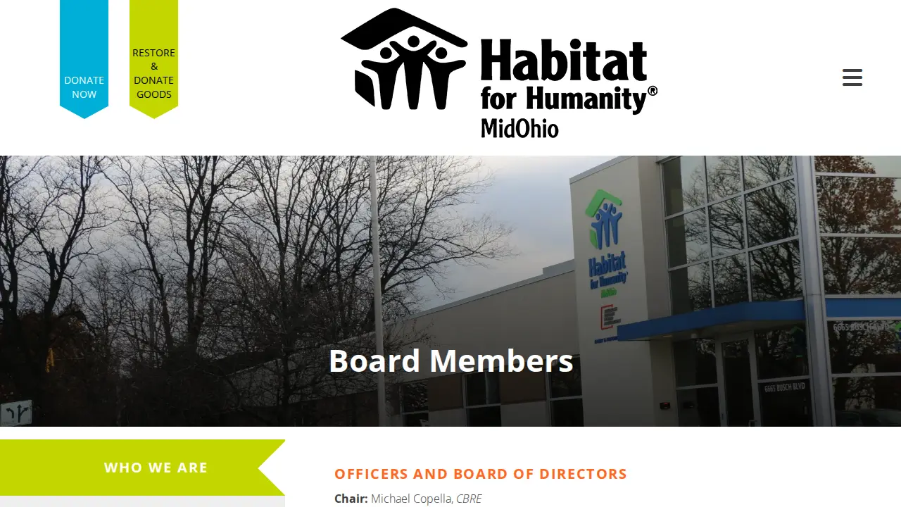 Habitat for Humanity MidOhio Family & Program Center, powered by the AEP Foundation page