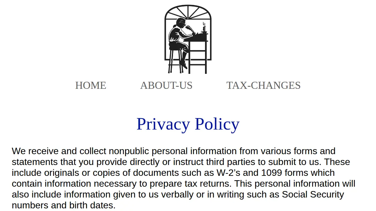 Haddonfield Tax Service page