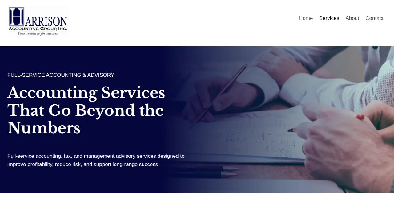 Harrison Accounting Group, Inc. page