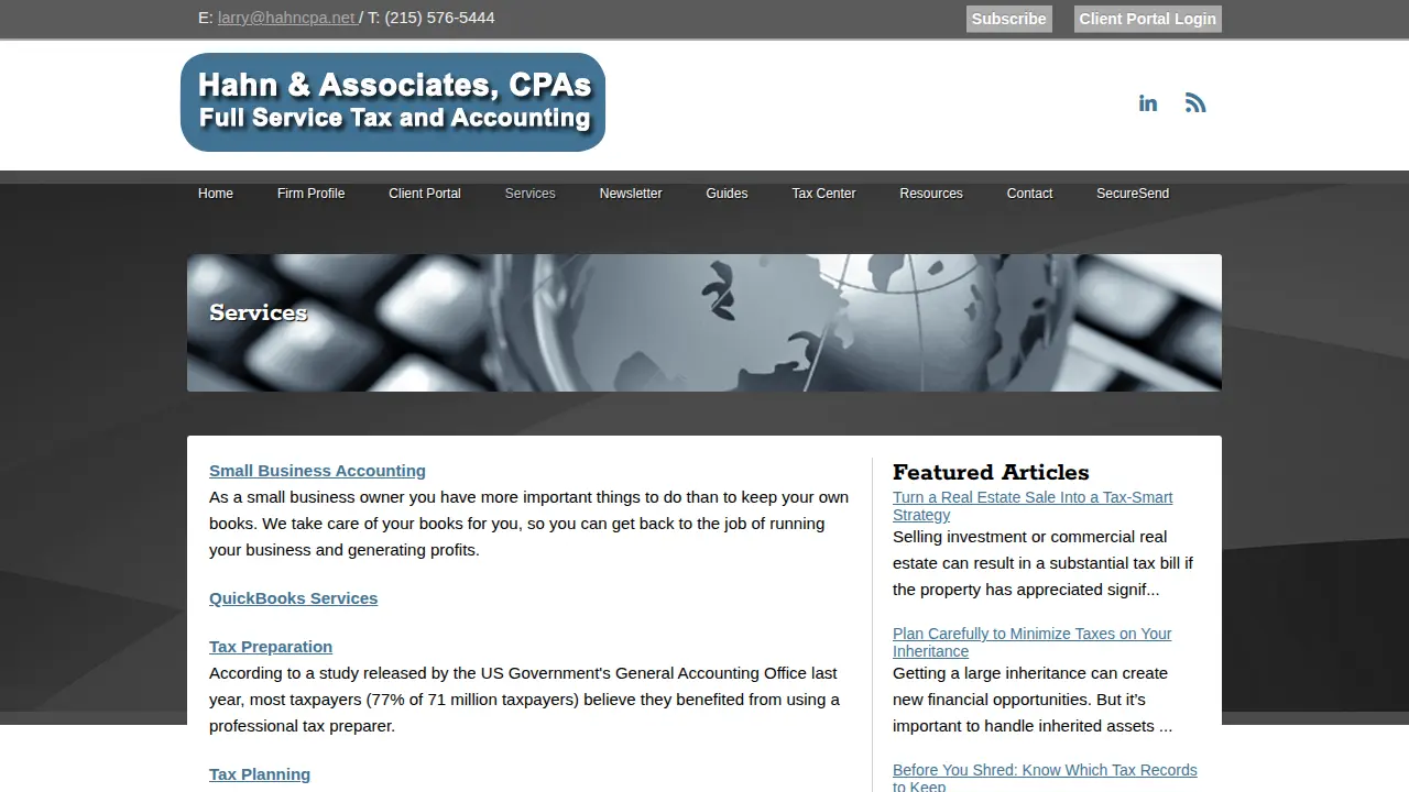 Hahn & Associates CPA'S page
