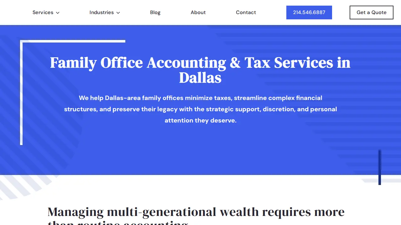 Hall Accounting Company page