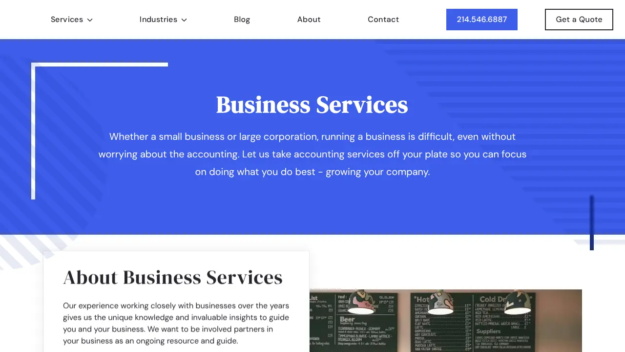 Hall Accounting Company page