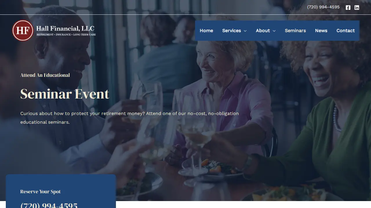 Hall Financial, LLC page
