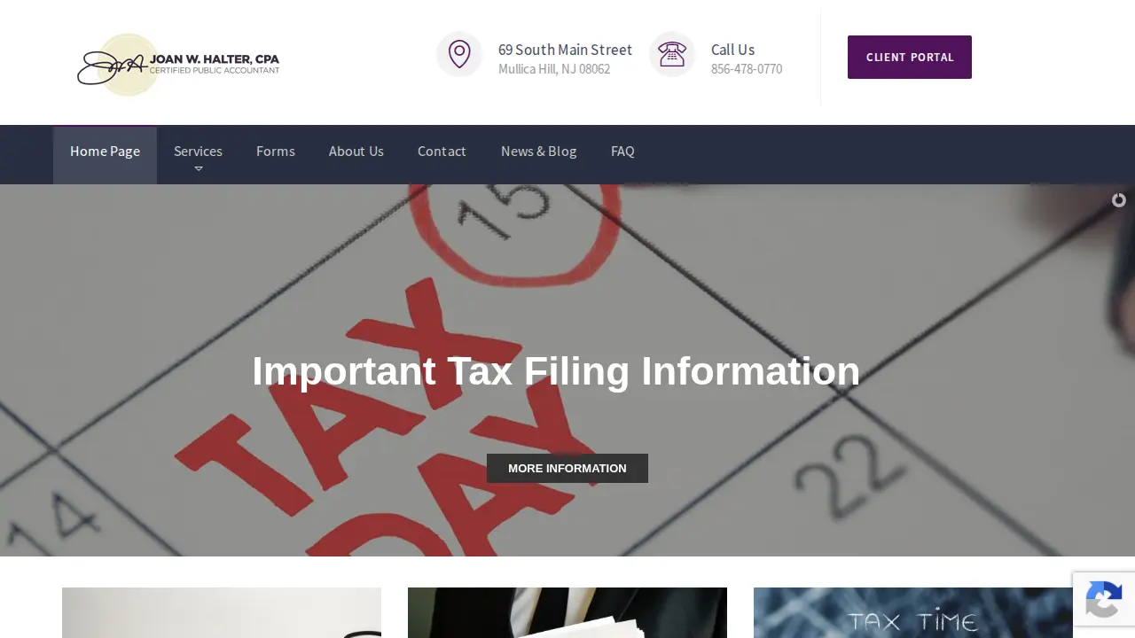 Joan W. Halter, CPA website
