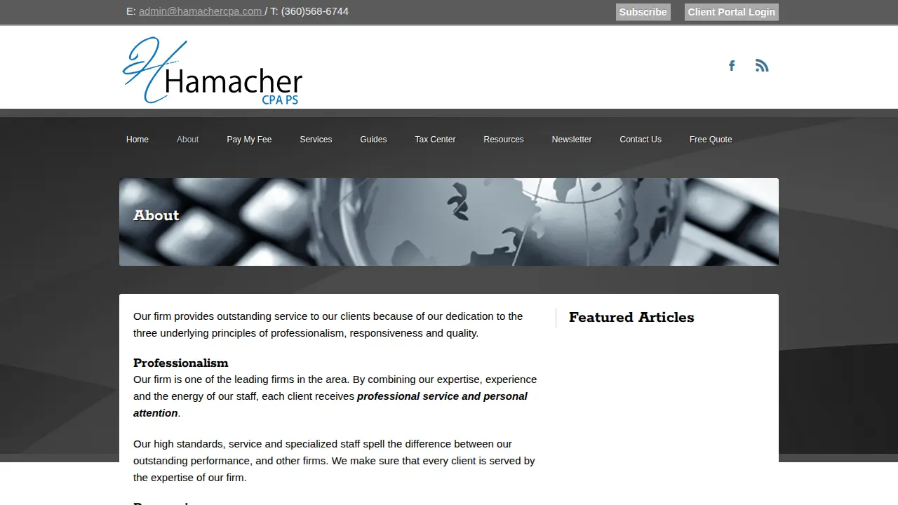 Hamacher CPA page