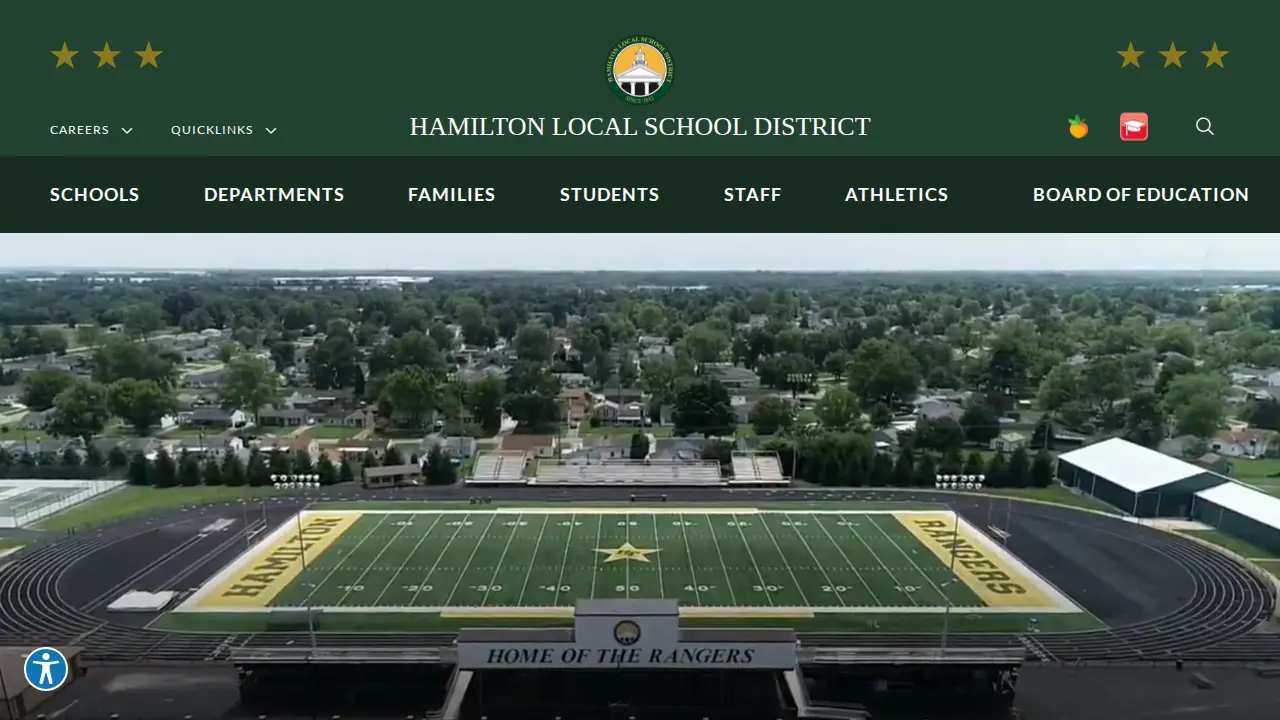Hamilton Middle School website