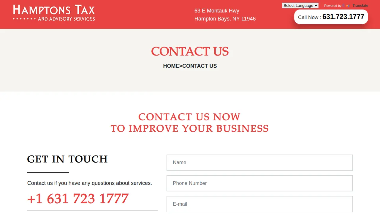 Hamptons Tax and Advisory Services, LLC page