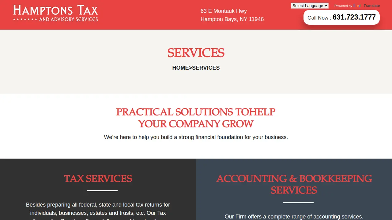 Hamptons Tax and Advisory Services, LLC page