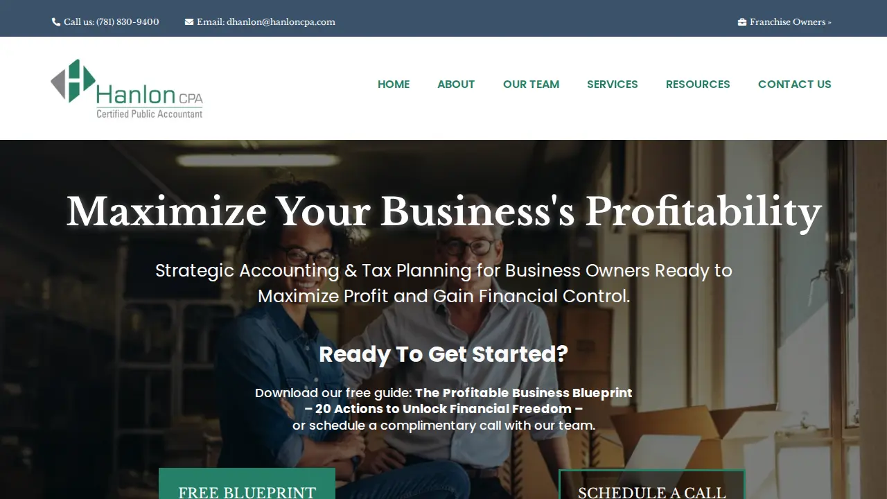 Hanlon CPA LLC page