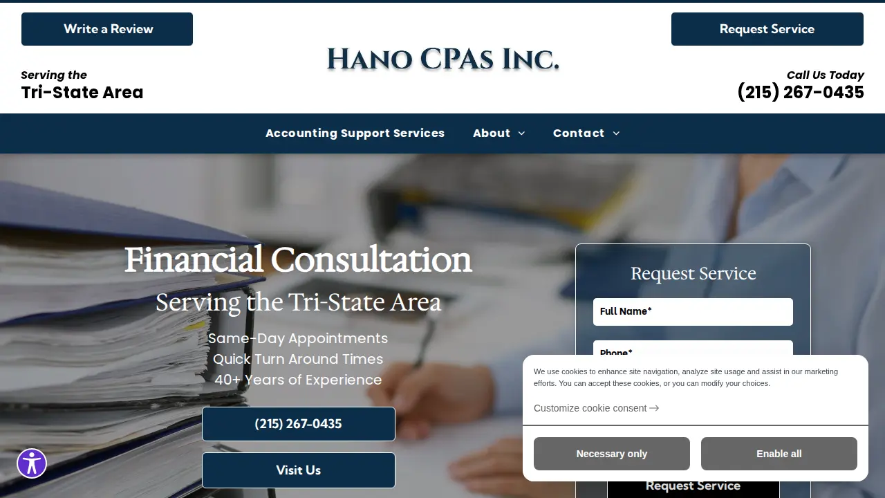 Hano CPAs page