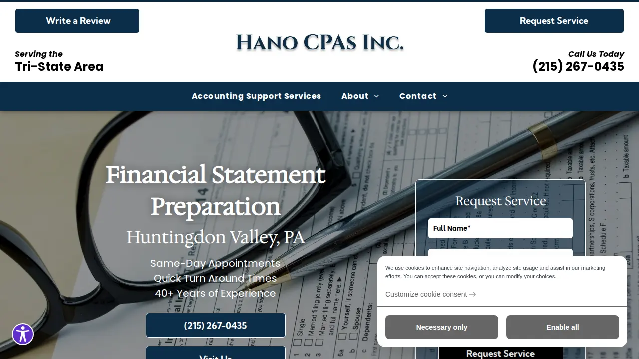 Hano CPAs page