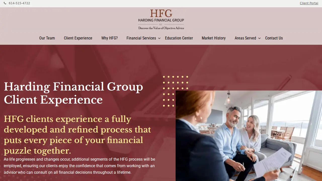 Harding Financial Group page