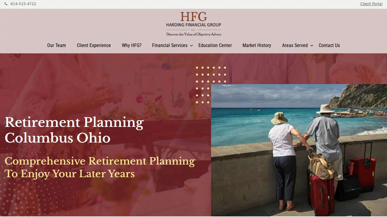 Harding Financial Group page