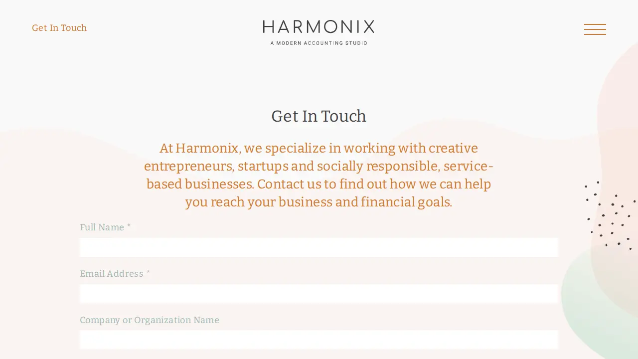Harmonix page