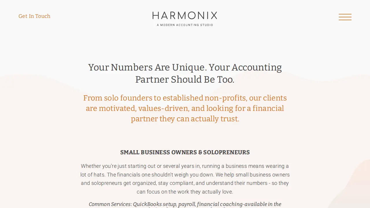 Harmonix page
