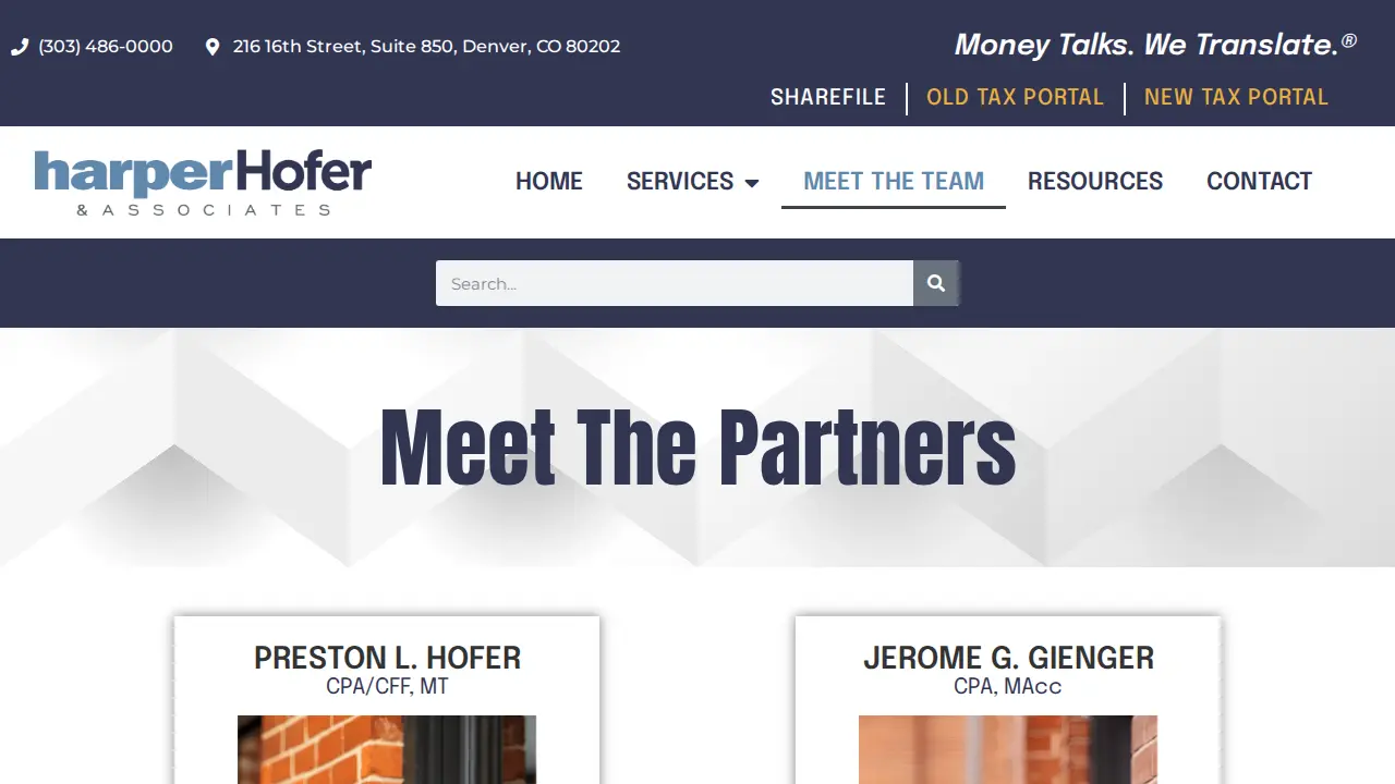 Harper Hofer & Associates, LLC page