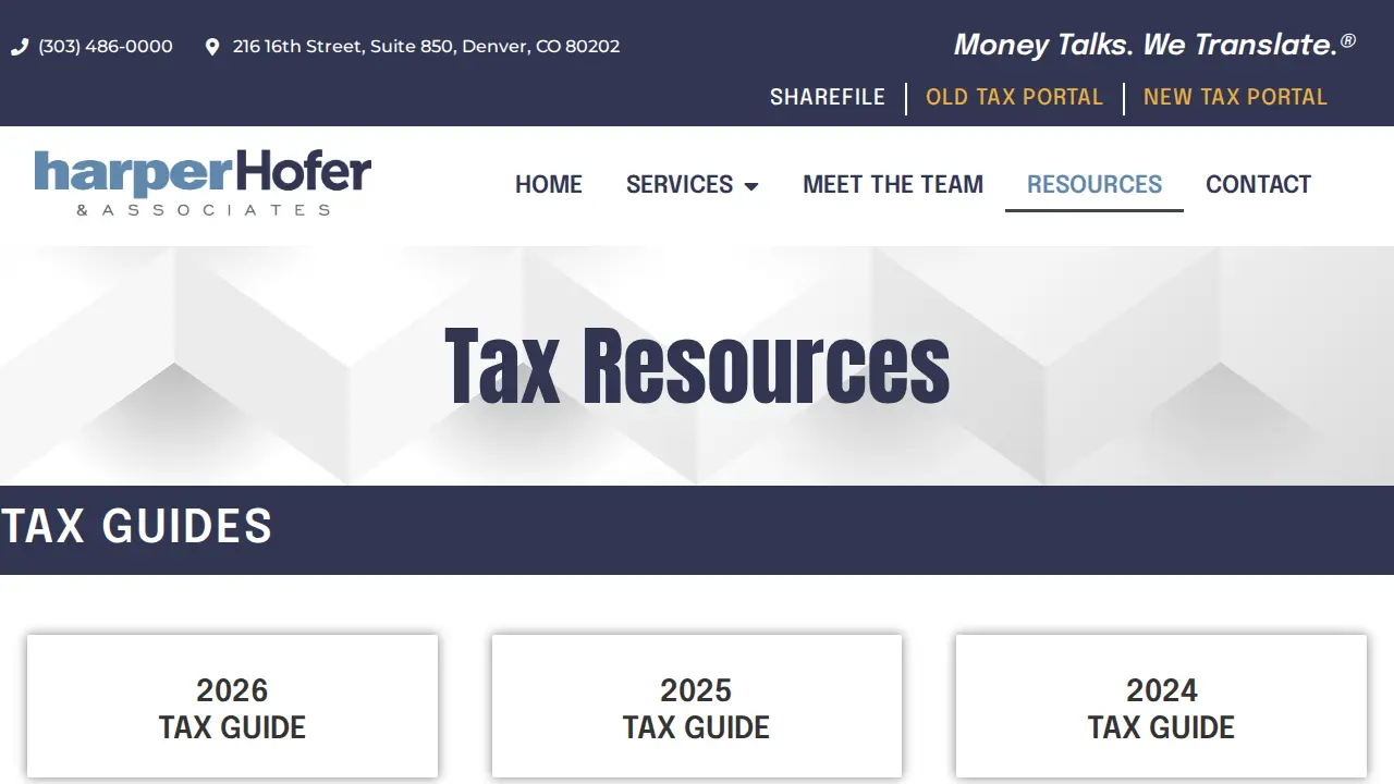 Harper Hofer & Associates, LLC page