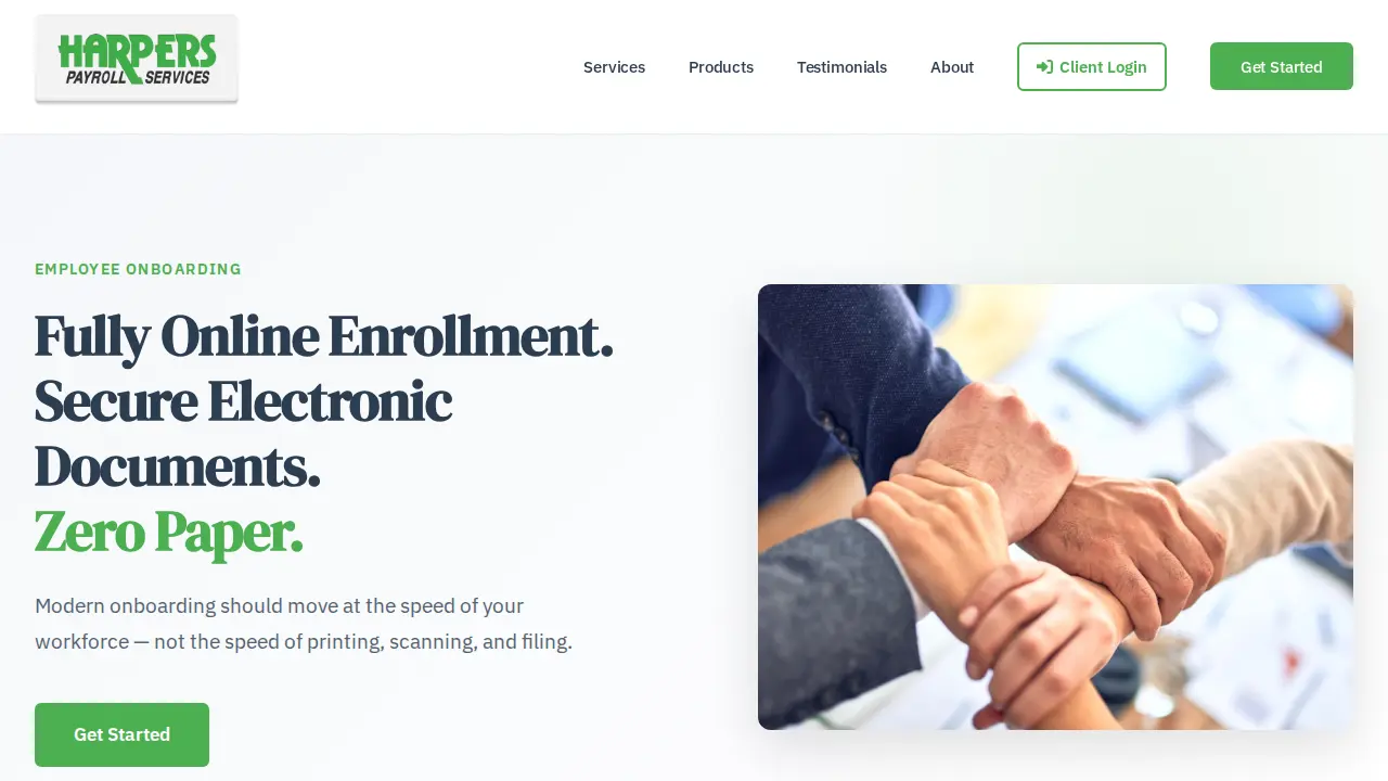 Harpers Payroll Services Inc page
