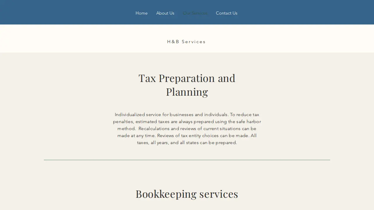 Harrigan & Brient Associates, Inc page