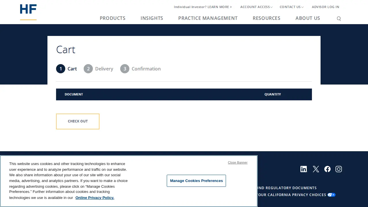 Hartford Funds page
