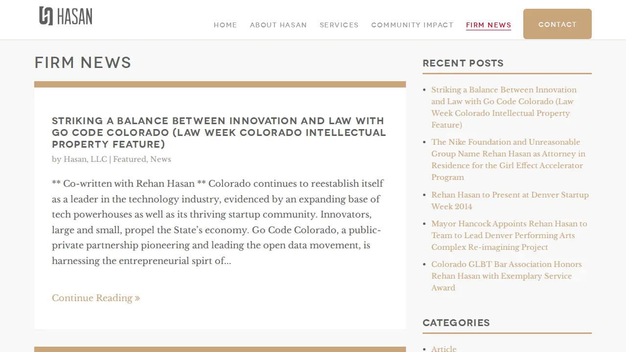 Hasan, LLC page