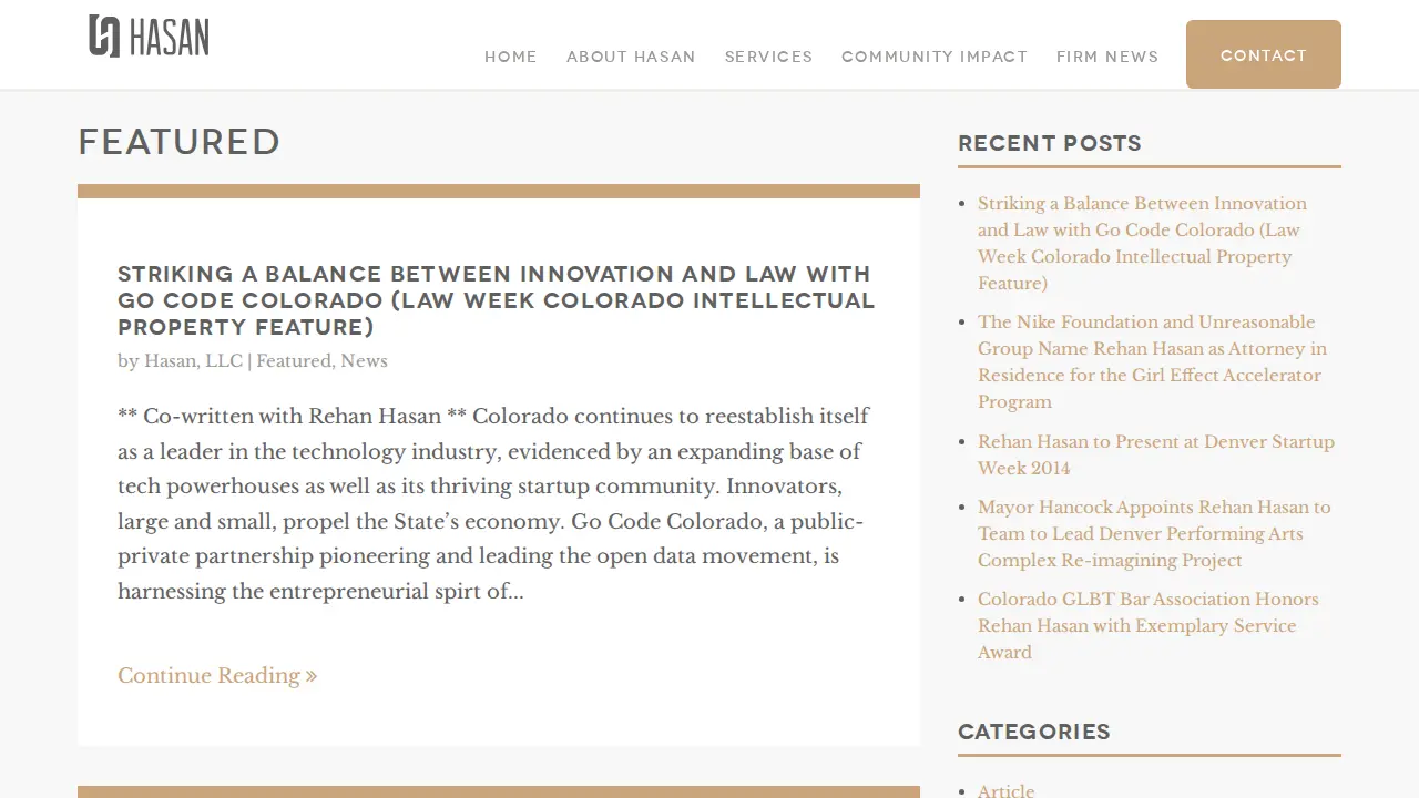 Hasan, LLC page