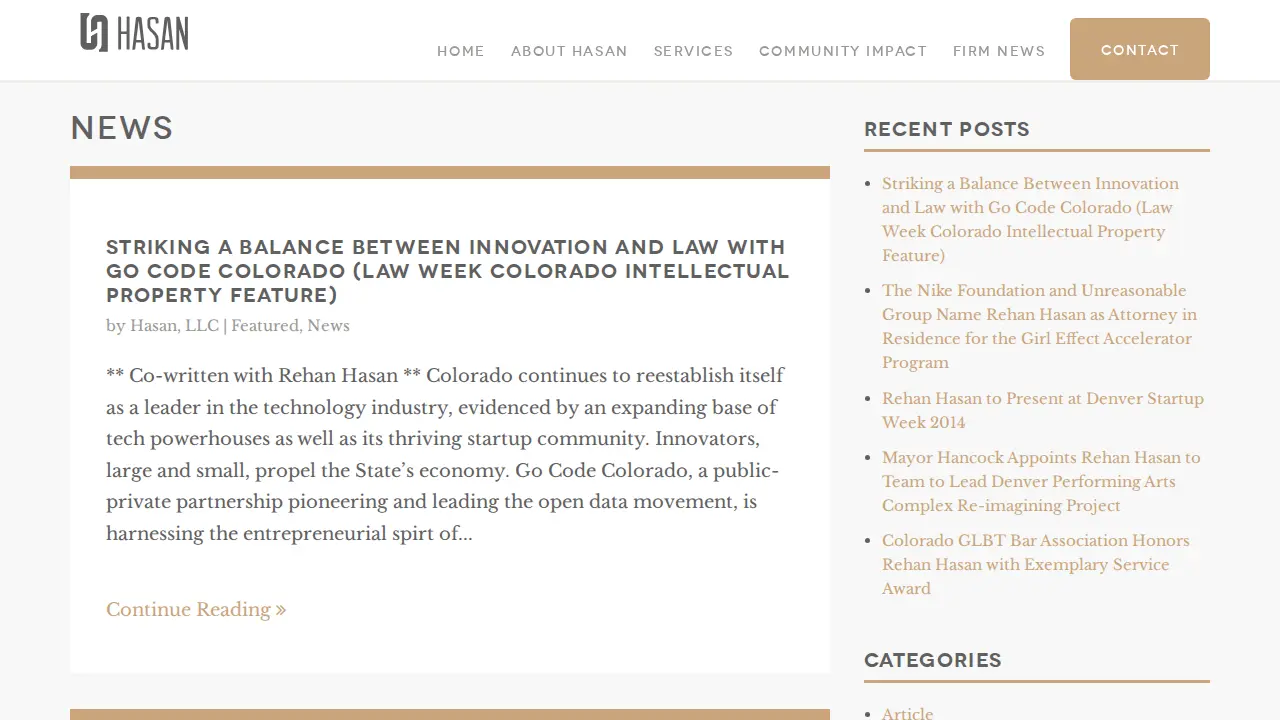 Hasan, LLC page