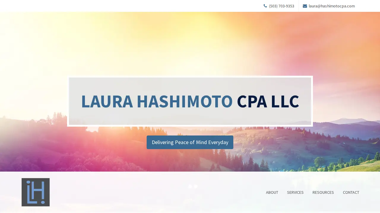 Laura Hashimoto CPA, LLC page