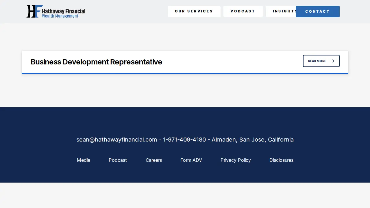 Hathaway Financial LLC page