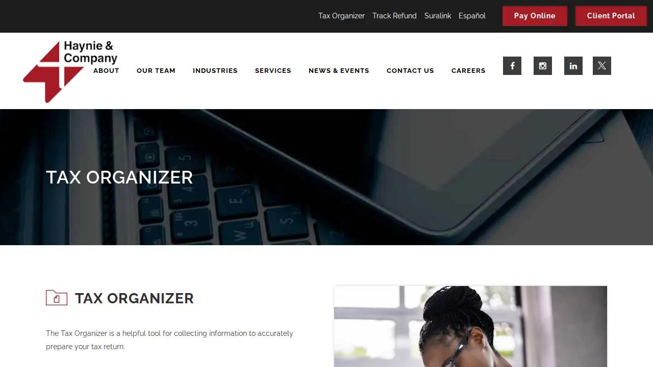 Haynie & Company page