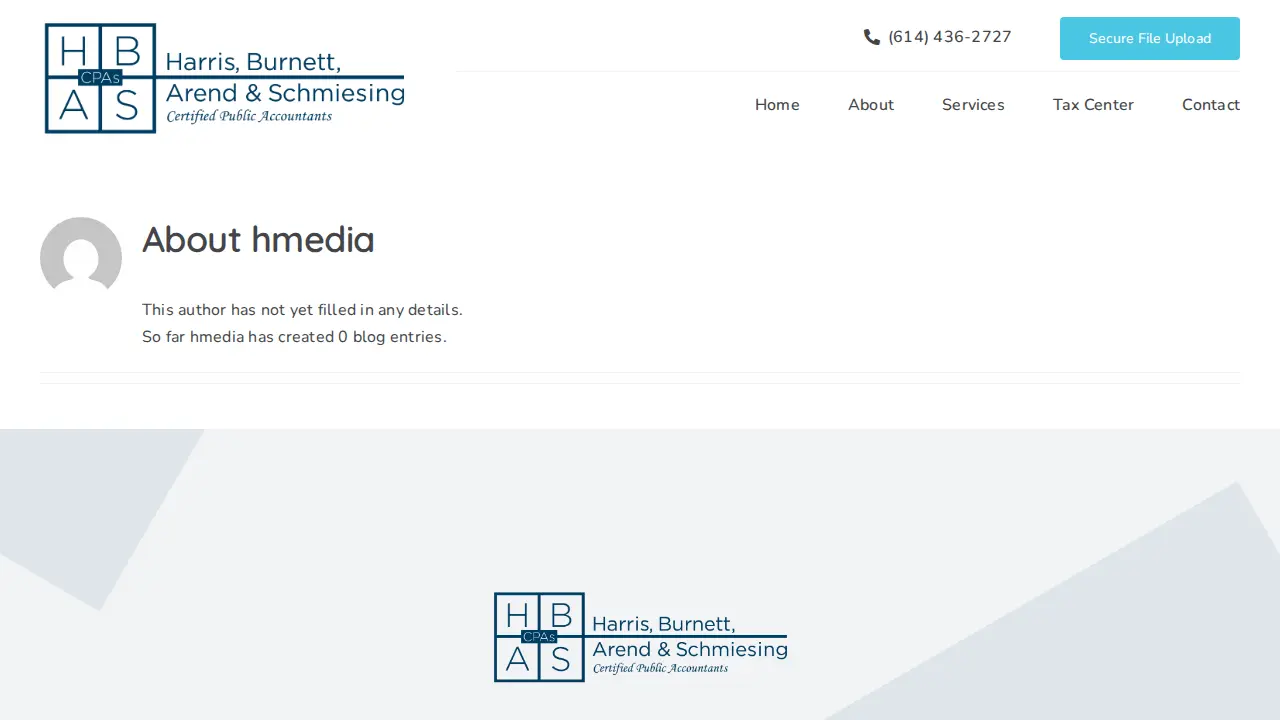 Harris, Burnett, Arend & Schmiesing CPAs page