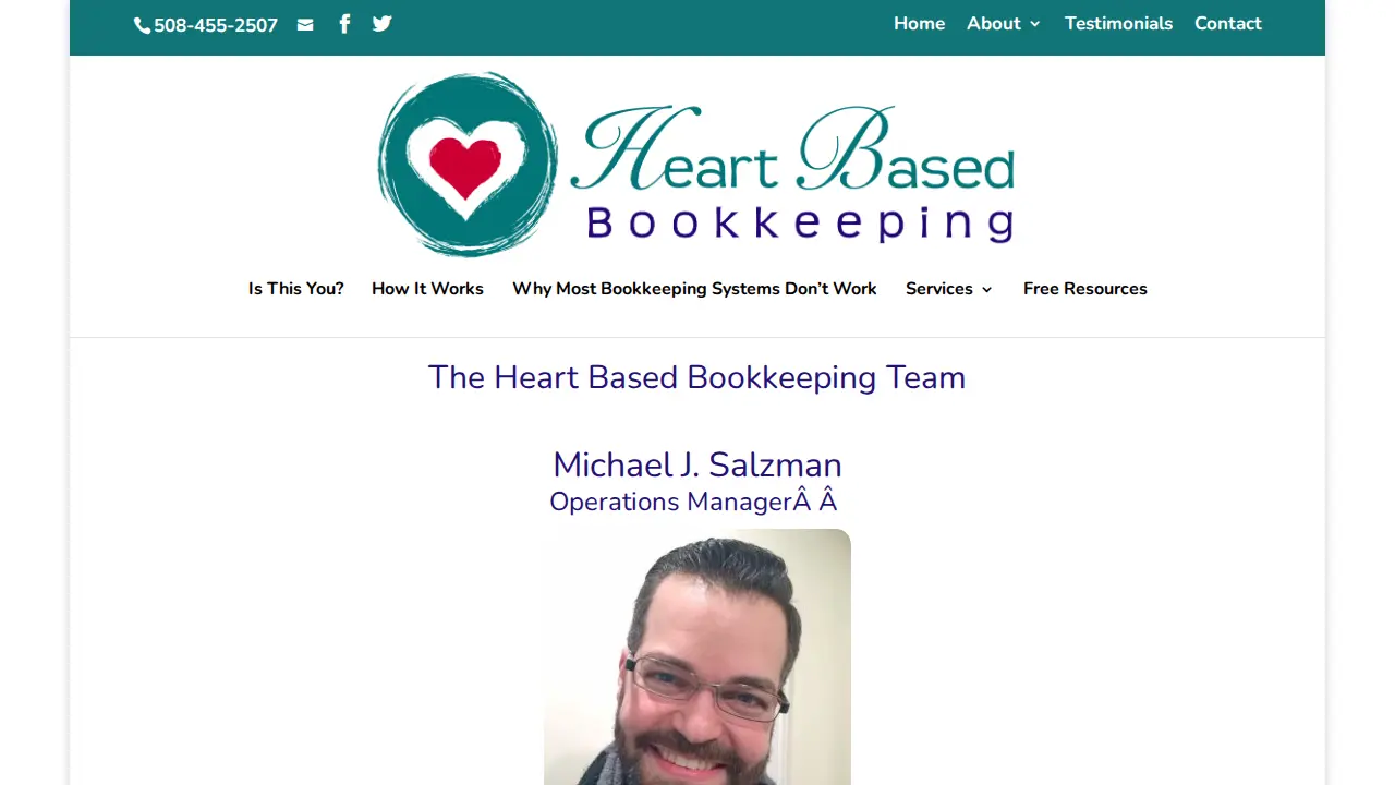 Heart Based Bookkeeping page