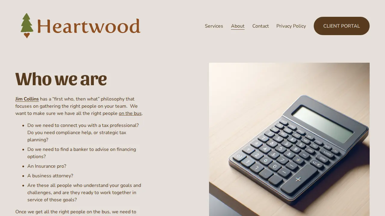 Heartwood Bookkeeping, LLC page
