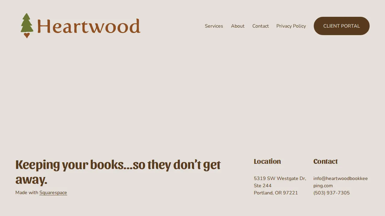 Heartwood Bookkeeping, LLC page