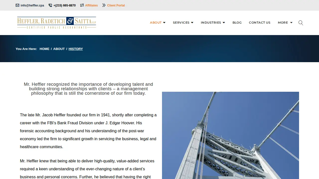 Heffler Radetich & Saitta LLP page