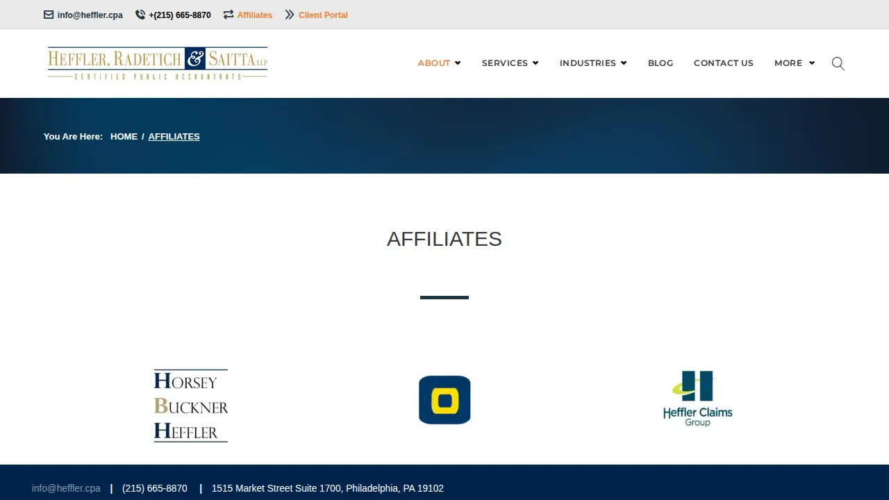 Heffler Radetich & Saitta LLP page